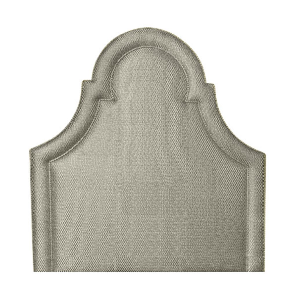 The Alhambra is a classically shaped arched design which is modernised by the addition of an elegant piping that helps to create a fabric border.