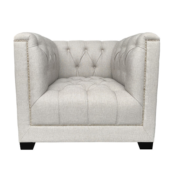 The Arkley is a statement piece composed of deep buttoned seats and backs. We carefully apply show studs by hand and then finish the piece off with a hand quilted bolster cushion set. The Arkley is a testament of our love for producing furniture and each piece not only looks great but also provides incredible comfort.
